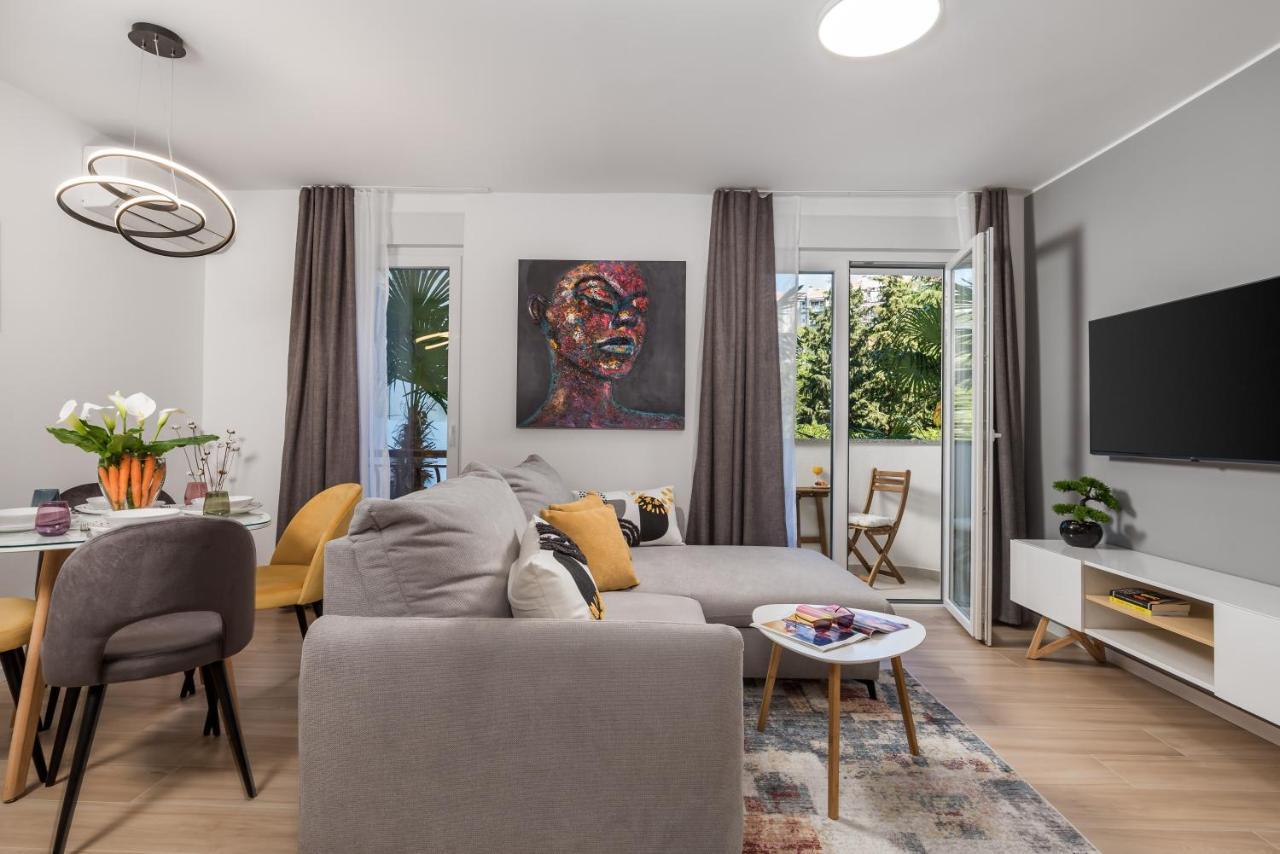 Modern Apartment Di Piu With Free 20M2 Garage Parking Rijeka Buitenkant foto