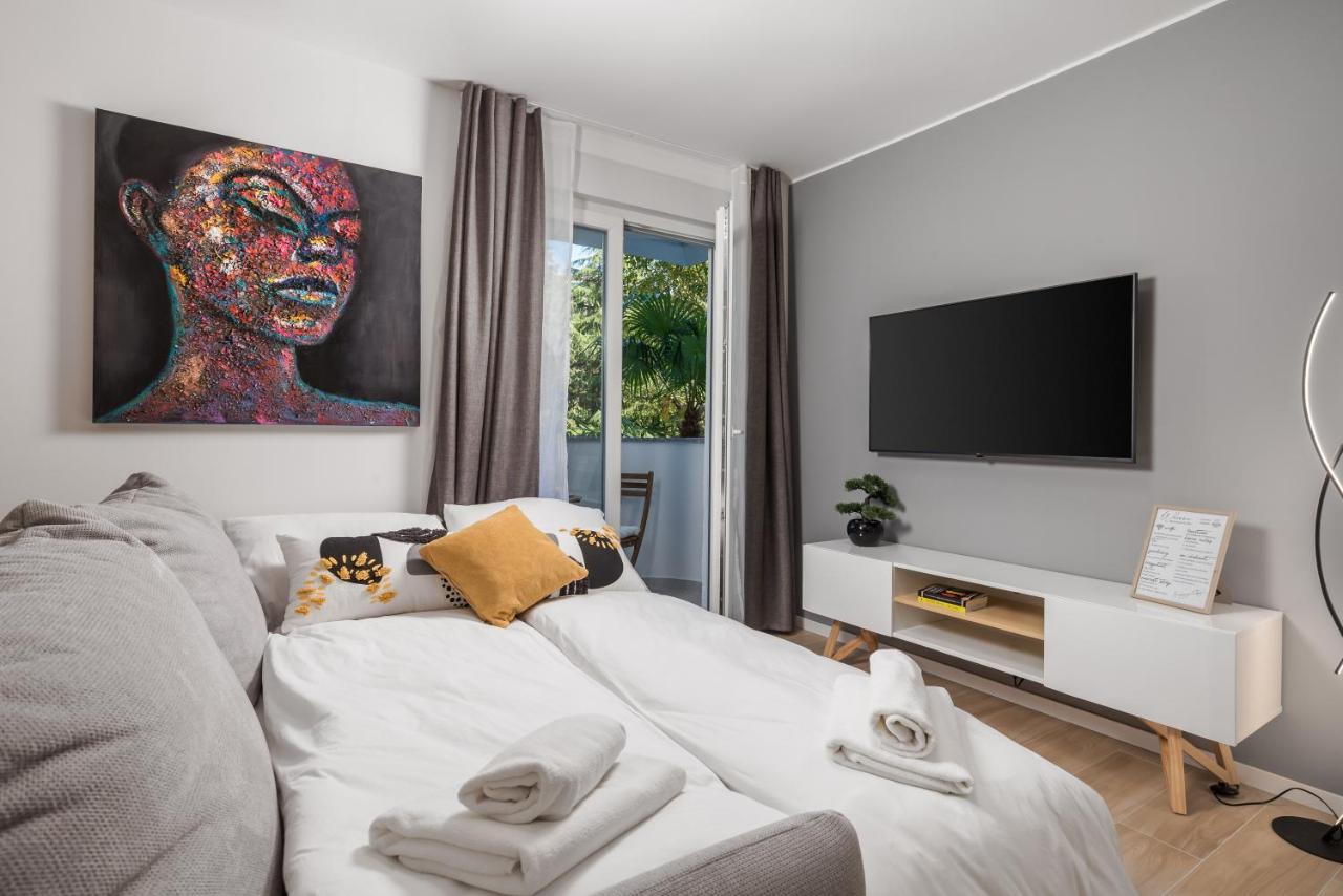 Modern Apartment Di Piu With Free 20M2 Garage Parking Rijeka Buitenkant foto