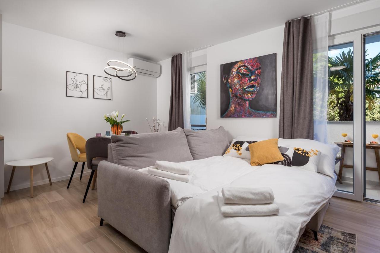 Modern Apartment Di Piu With Free 20M2 Garage Parking Rijeka Buitenkant foto